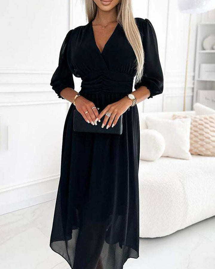 Rosalie | Graduation Empire Waist Midi Dress