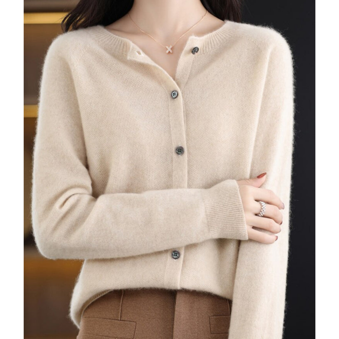 Arabella | Relaxed Button Front Knit Cardigan