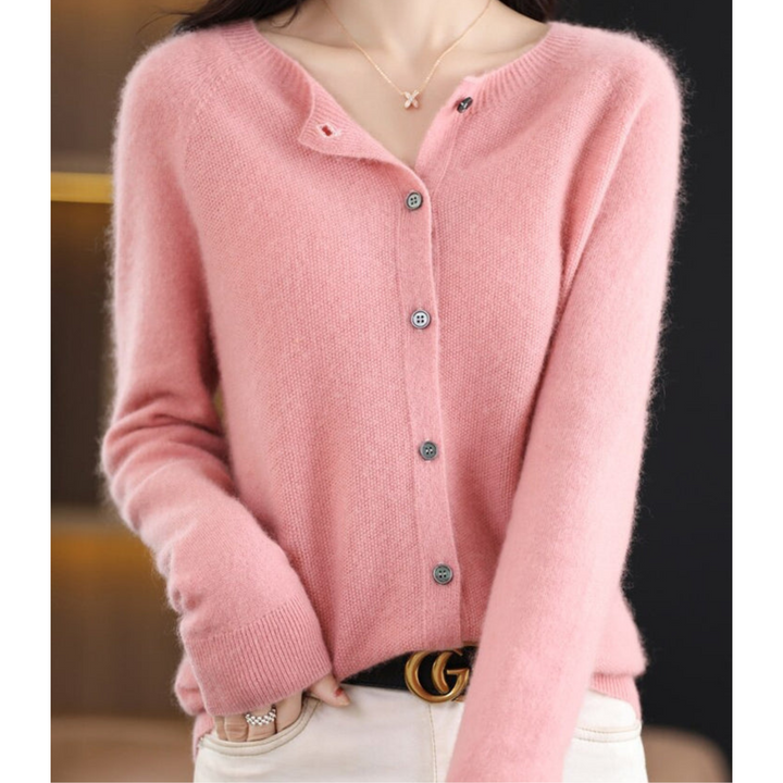 Arabella | Relaxed Button Front Knit Cardigan