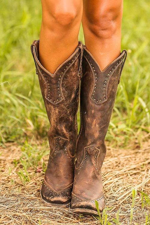 Chloe | Embroidered Pointed Toe Western Boots