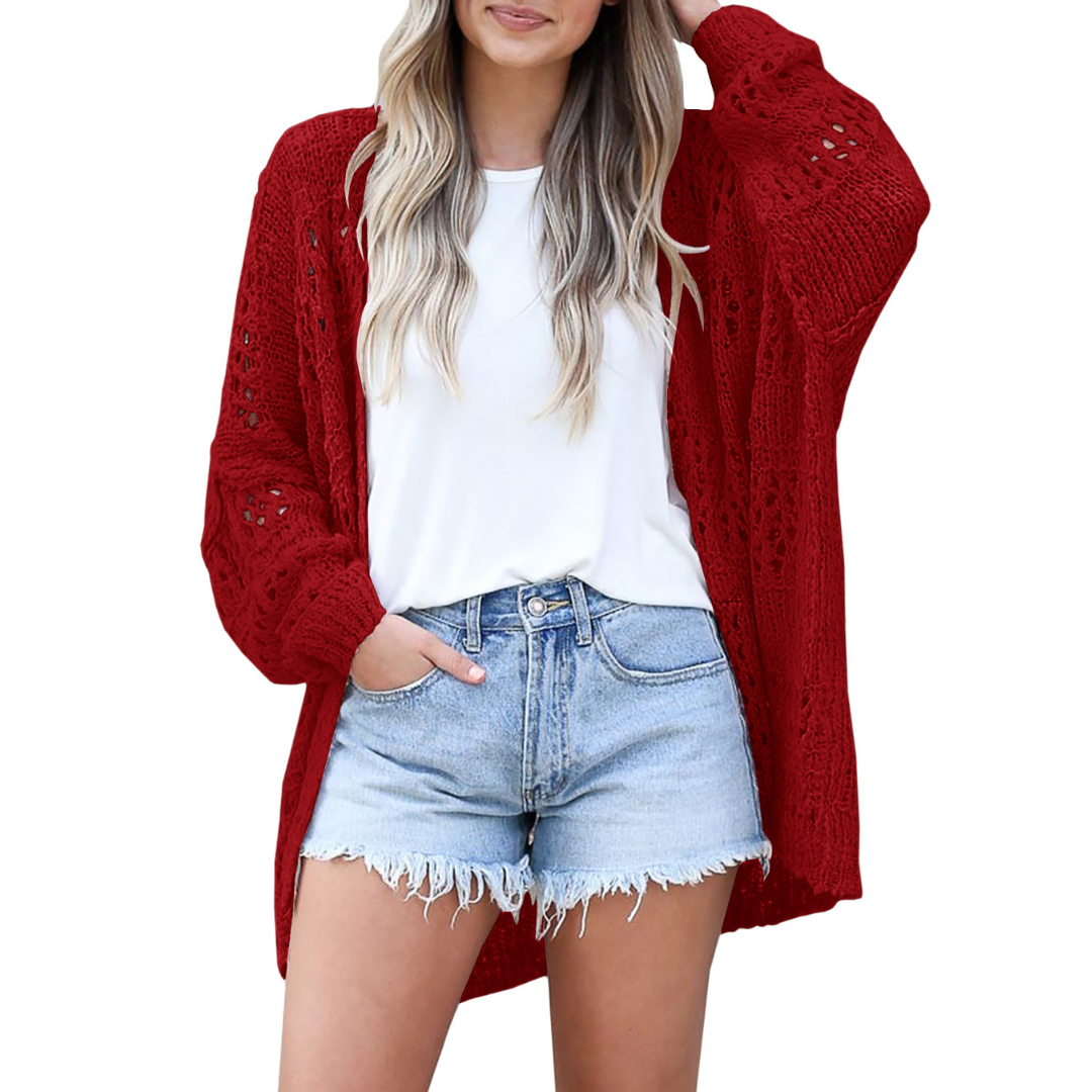 Sienna | Oversized Open Knit Cardigan