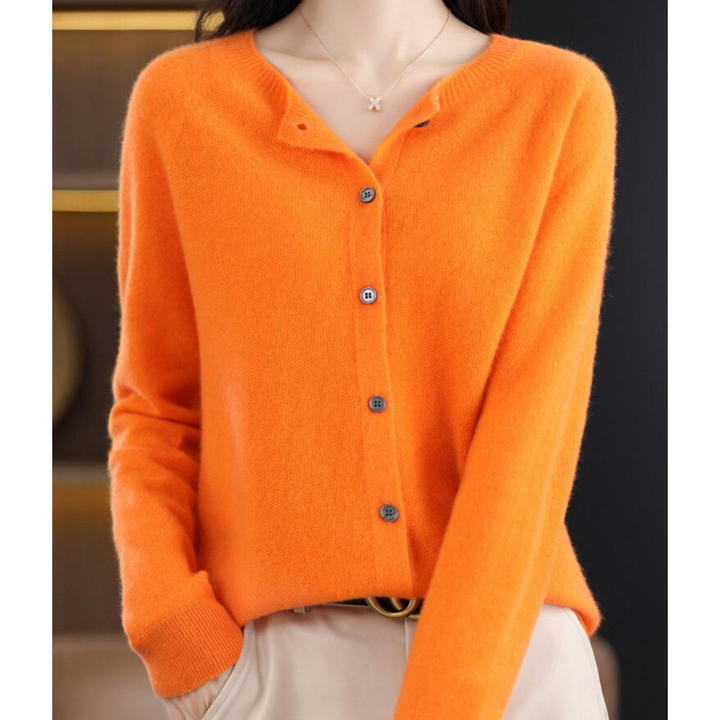 Arabella | Relaxed Button Front Knit Cardigan