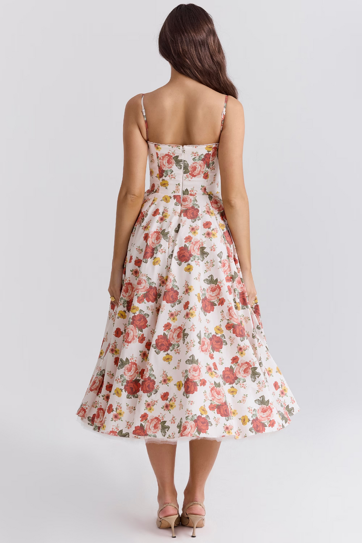Selene | Wedding Guest Elegant A Line Midi Dress