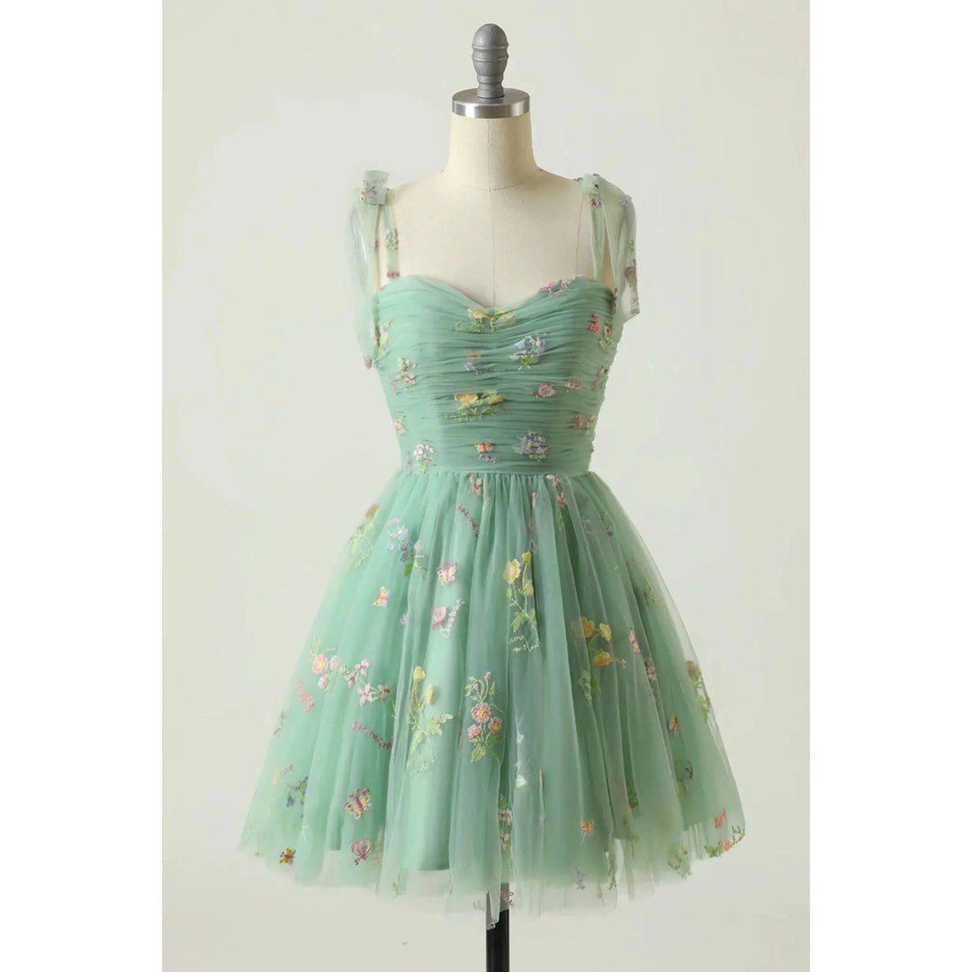 Celeste | Prom Embroidered Tulle Evening Dress