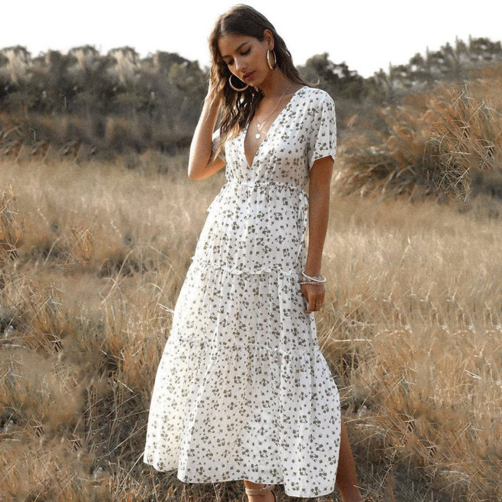 Amelia | Wedding Guest Floral Maxi Dress