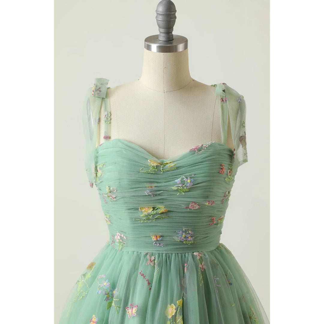 Celeste | Prom Embroidered Tulle Evening Dress