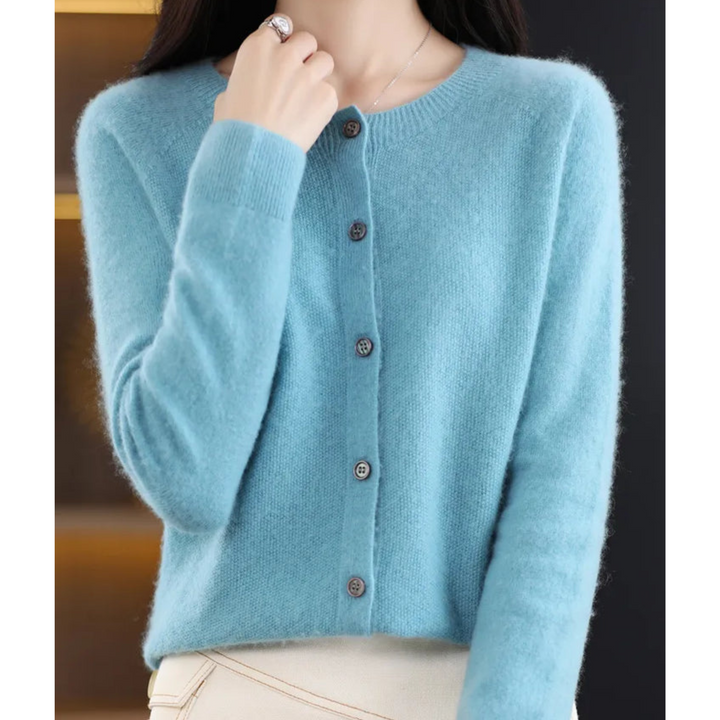 Arabella | Relaxed Button Front Knit Cardigan