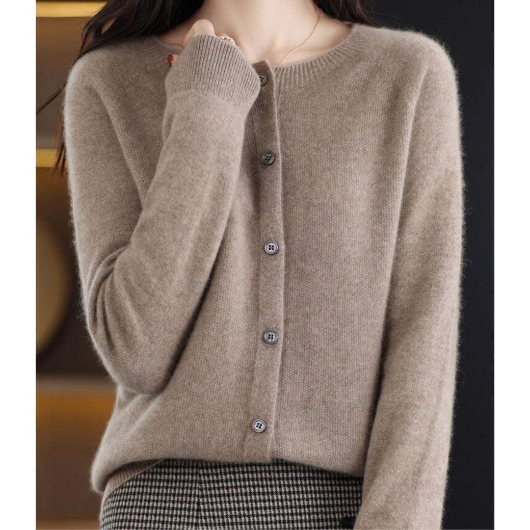Arabella | Relaxed Button Front Knit Cardigan
