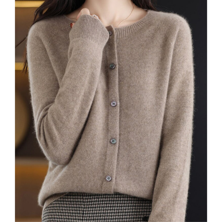 Arabella | Relaxed Button Front Knit Cardigan