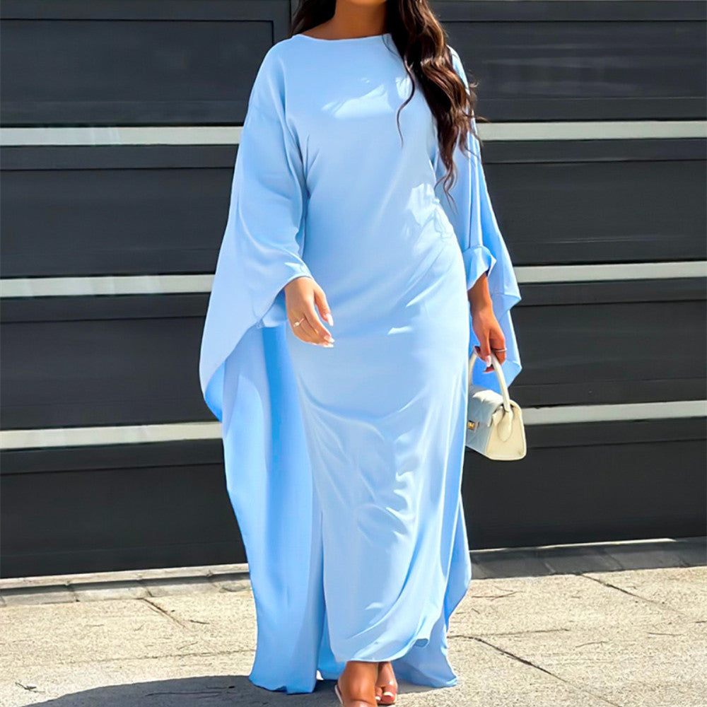 Eliza | Elegant Draped Evening Maxi Dress