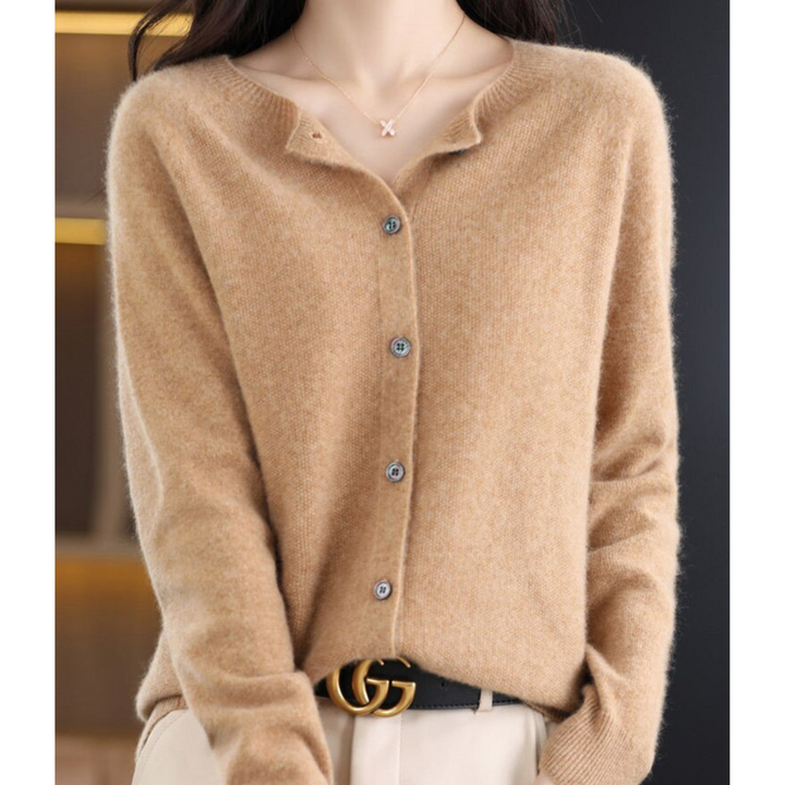 Arabella | Relaxed Button Front Knit Cardigan