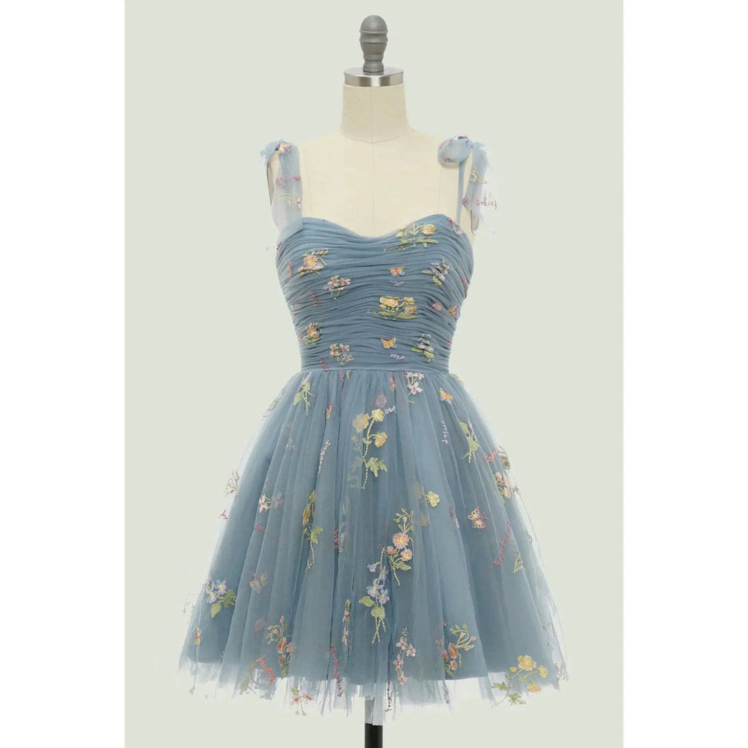 Celeste | Prom Embroidered Tulle Evening Dress