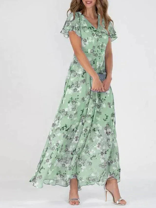 Olivia | Wedding Guest Floral Maxi Dress