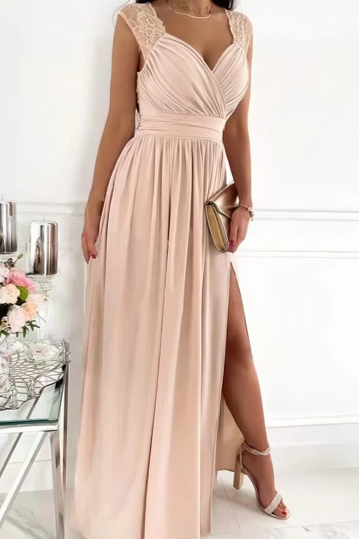Serena | Bridesmaid Sleeveless Maxi Dress