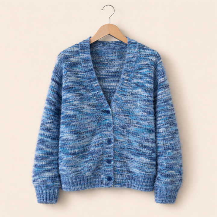 Amelia | Multicolour Striped Open Front Cardigan