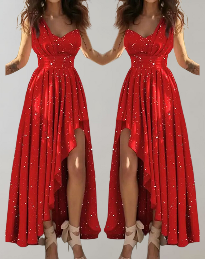 Victoria | Wedding Guest One Shoulder Maxi Dress
