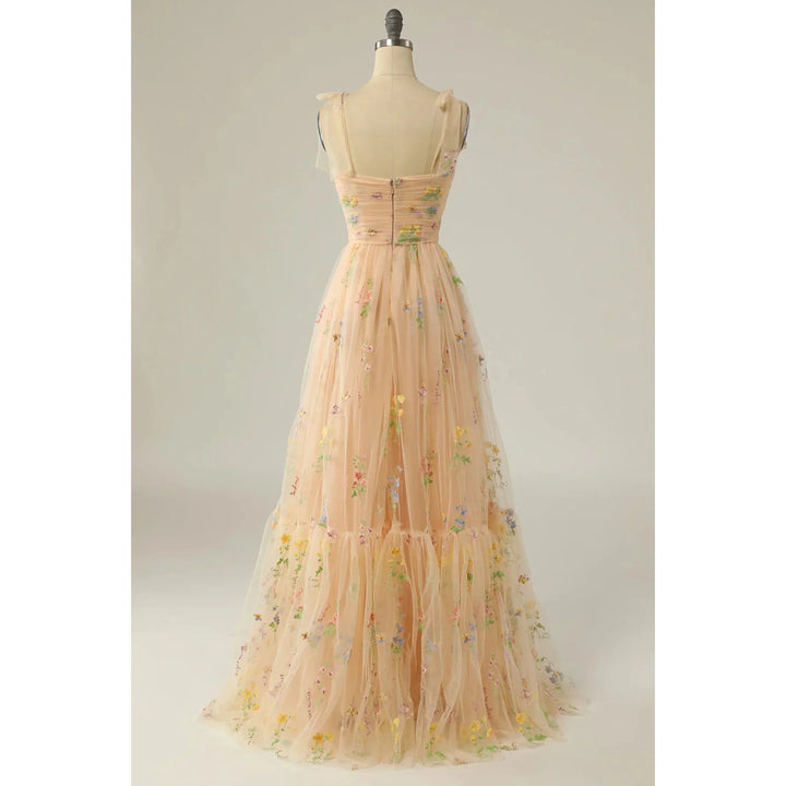 Celeste | Prom Embroidered Tulle Evening Dress