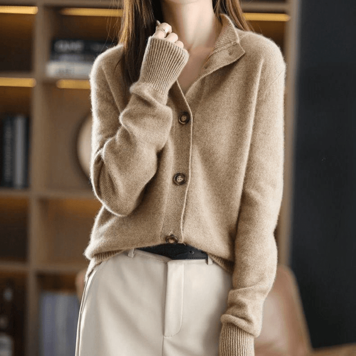 Naomi | Button Front Long Sleeve Cardigan