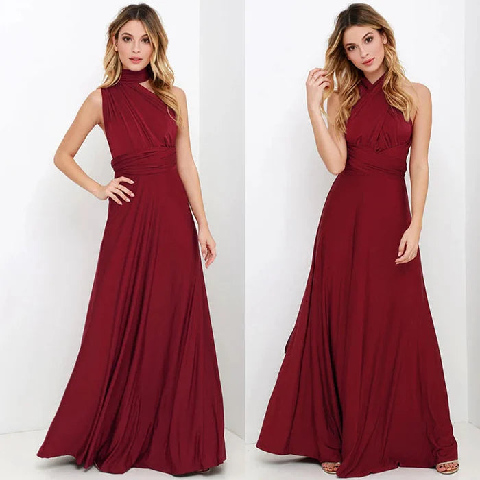 Aurora | Elegant Tie Waist Wedding Guest Dress