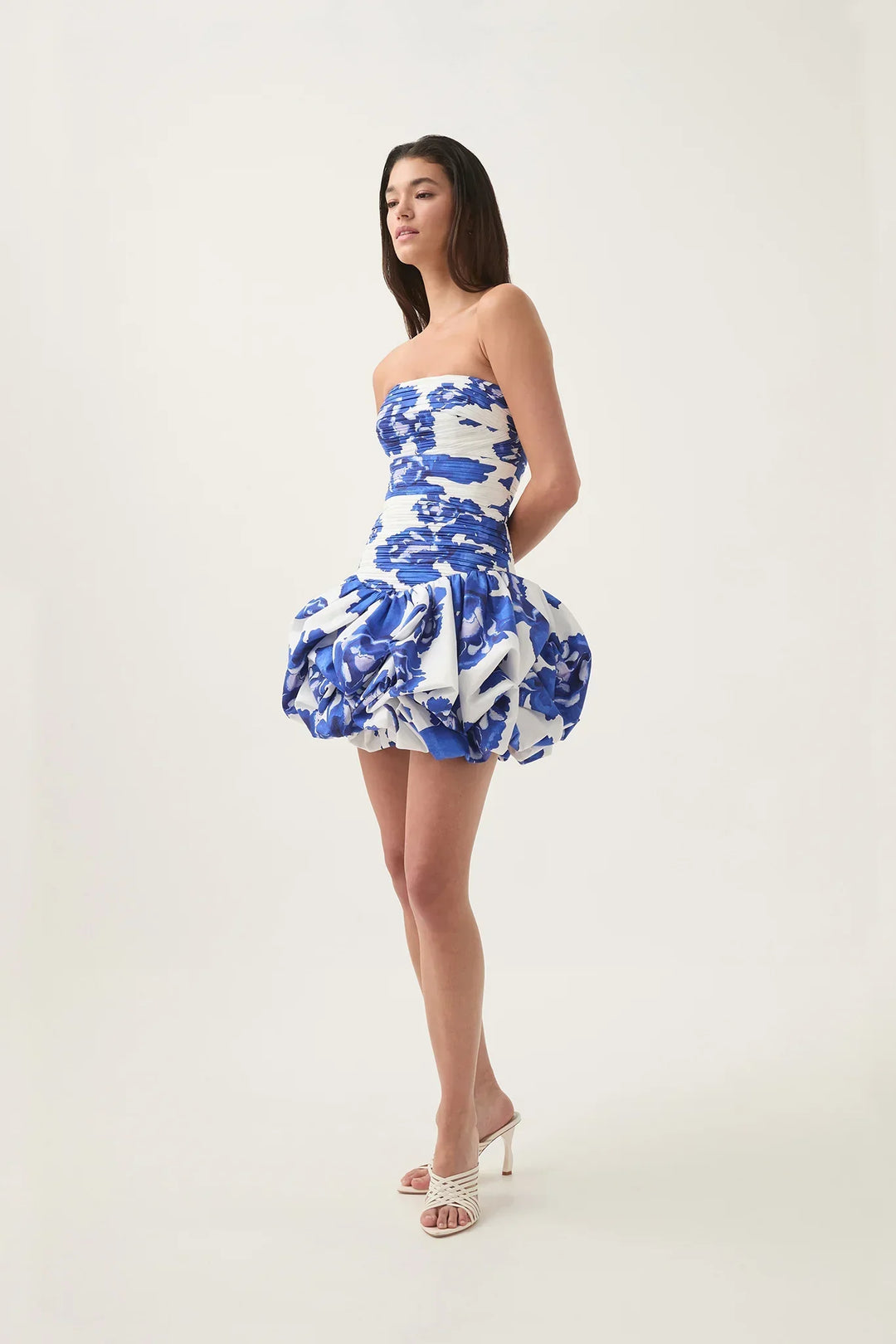Amaya | Floral Printed Bandeau Mini Dress