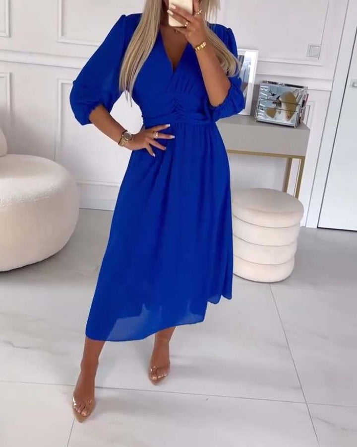 Rosalie | Graduation Empire Waist Midi Dress