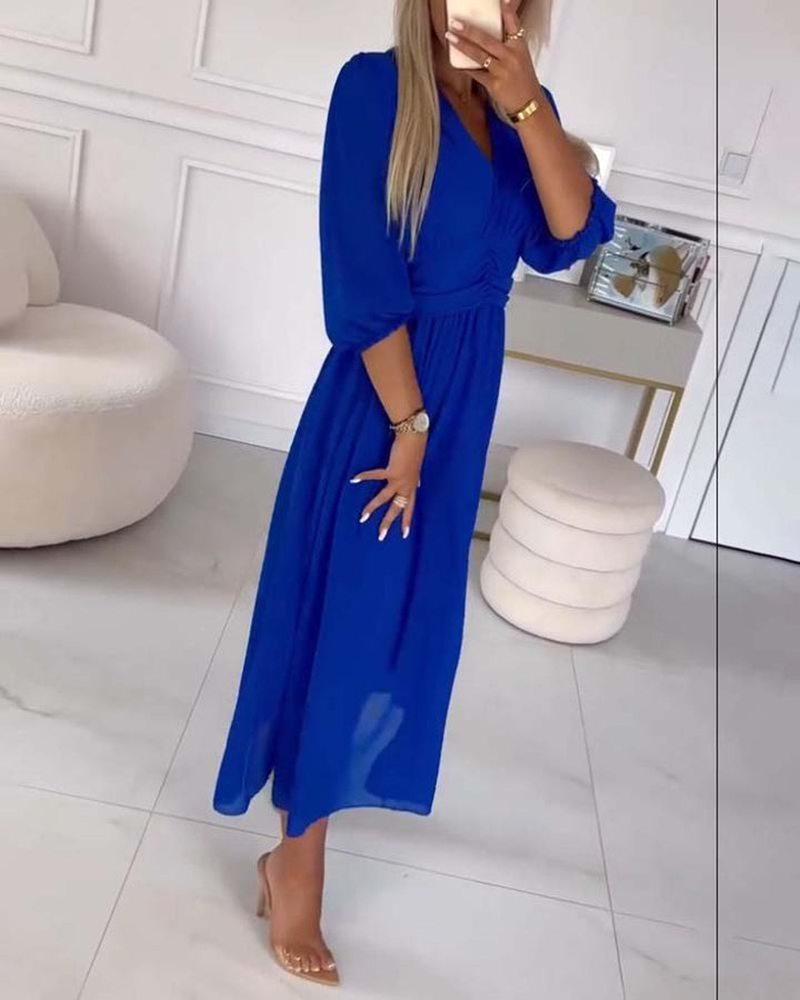 Rosalie | Graduation Empire Waist Midi Dress