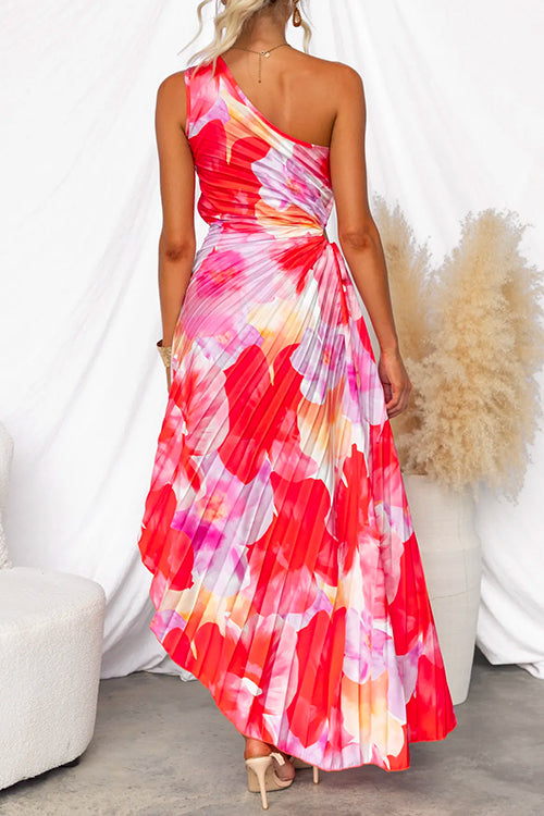 Isabella | Wedding Guest Floral One Shoulder Dress
