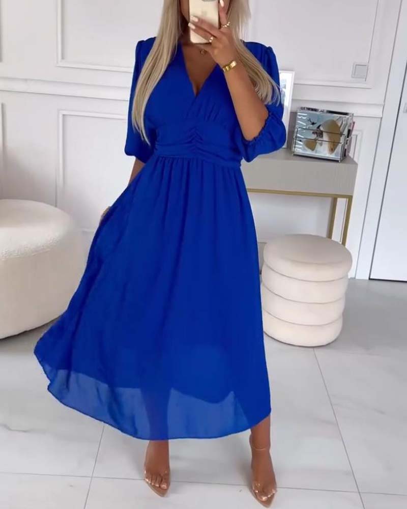 Rosalie | Graduation Empire Waist Midi Dress