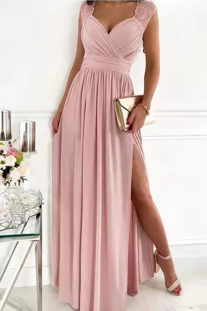 Serena | Bridesmaid Sleeveless Maxi Dress