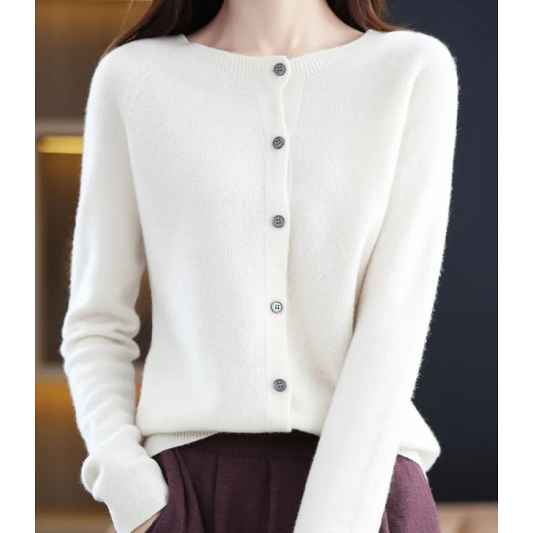 Arabella | Relaxed Button Front Knit Cardigan