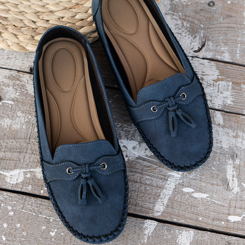 Emily | Tassel Detail Slip-On Comfort Loafers