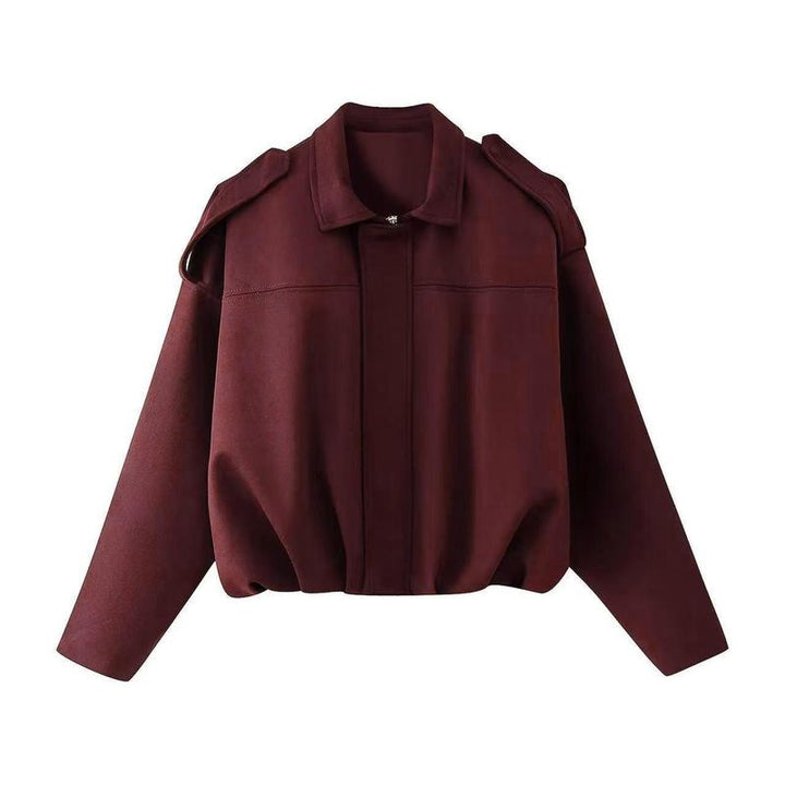 Gianna | Oversized Collared Bomber Jacket