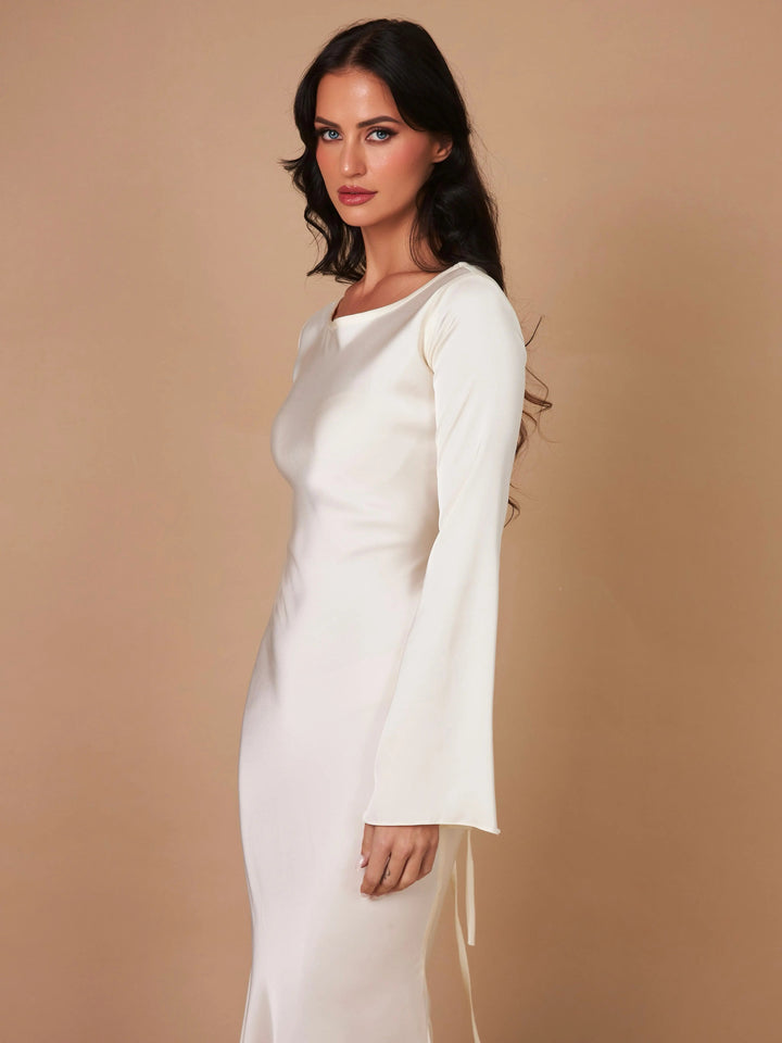 Alessia | Elegant Long Sleeved Maxi Dress