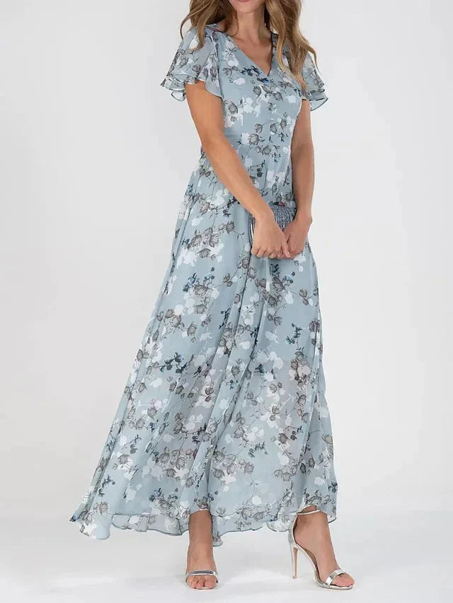 Olivia | Wedding Guest Floral Maxi Dress