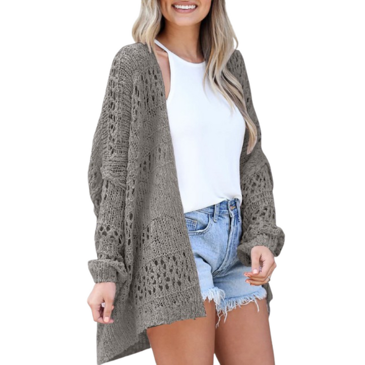 Sienna | Oversized Open Knit Cardigan