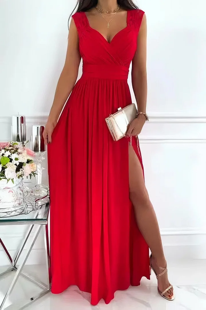 Serena | Bridesmaid Sleeveless Maxi Dress