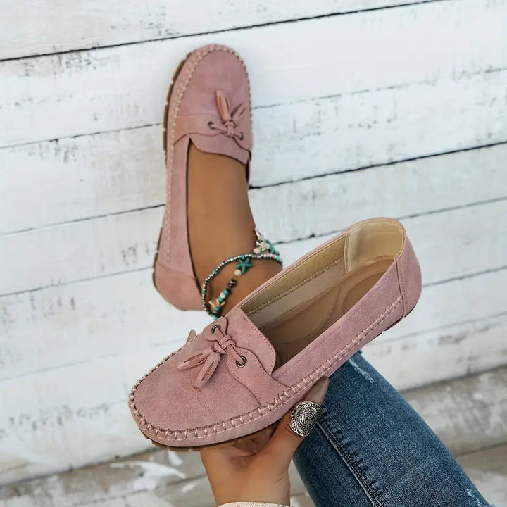 Emily | Tassel Detail Slip-On Comfort Loafers