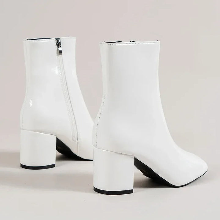 Georgia | Elegant Block Heel Ankle Boots