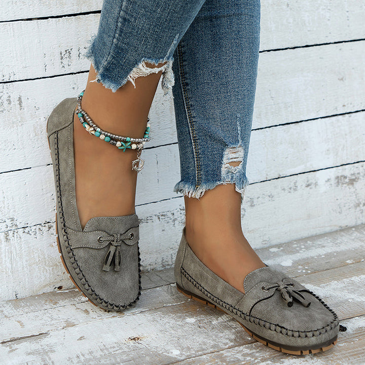 Emily | Tassel Detail Slip-On Comfort Loafers