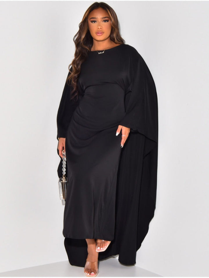 Eliza | Elegant Draped Evening Maxi Dress