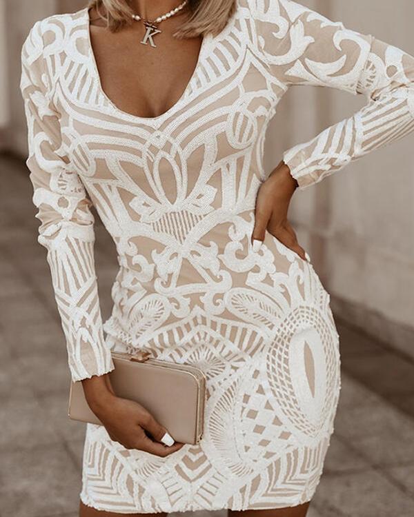 Sophia | Wedding Guest Embroidered Bodycon Dress