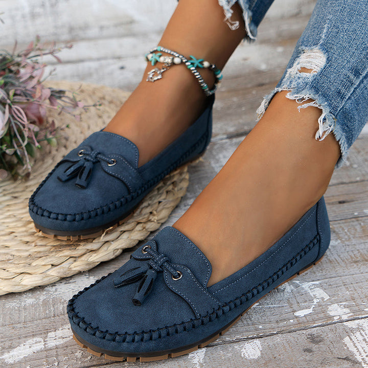 Emily | Tassel Detail Slip-On Comfort Loafers