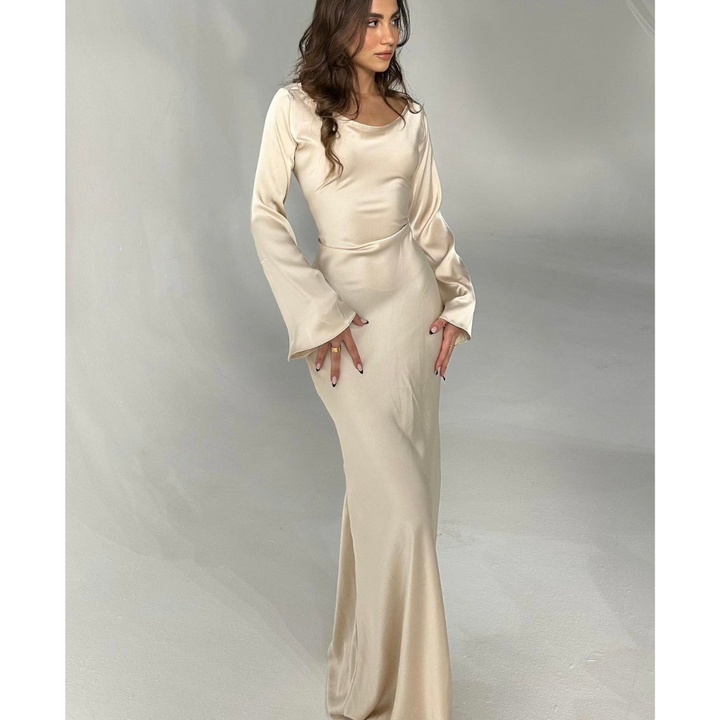 Sophia | Elegant Long Sleeve Maxi Dress