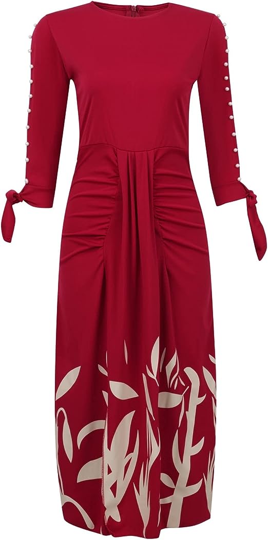 Charlotte | Wedding Guest Floral Tie Waist Midi Dress