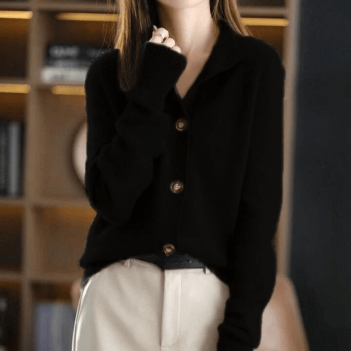 Naomi | Button Front Long Sleeve Cardigan