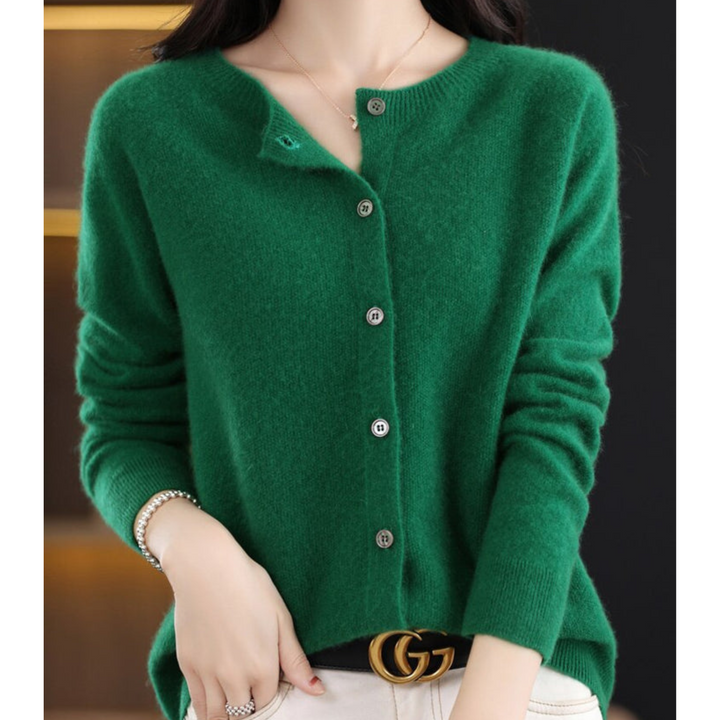 Arabella | Relaxed Button Front Knit Cardigan