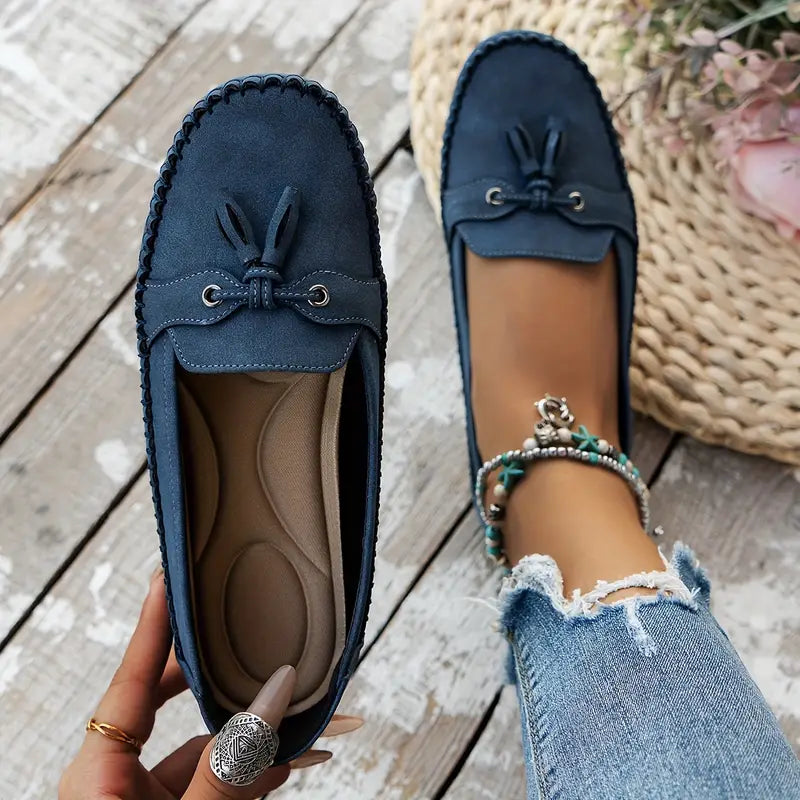 Emily | Tassel Detail Slip-On Comfort Loafers