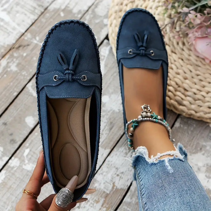Emily | Tassel Detail Slip-On Comfort Loafers