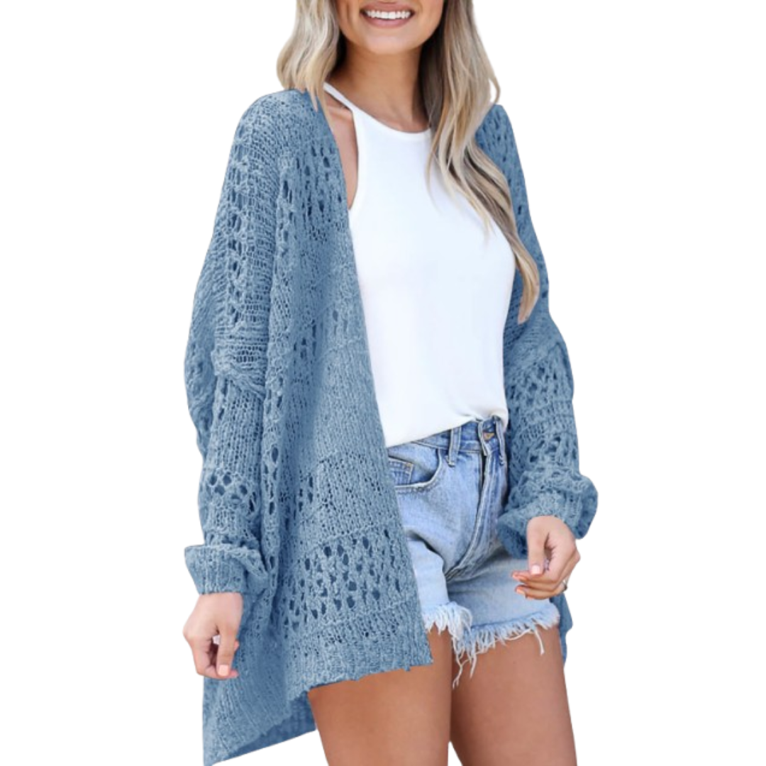 Sienna | Oversized Open Knit Cardigan