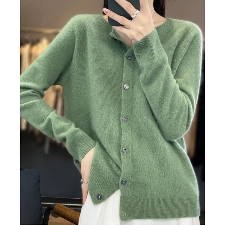 Arabella | Relaxed Button Front Knit Cardigan